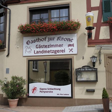 Gasthof Zur Krone Mitteleschenbach Zewnętrze zdjęcie