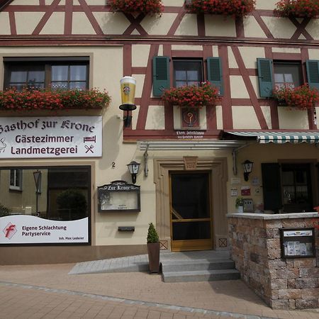 Gasthof Zur Krone Mitteleschenbach Zewnętrze zdjęcie