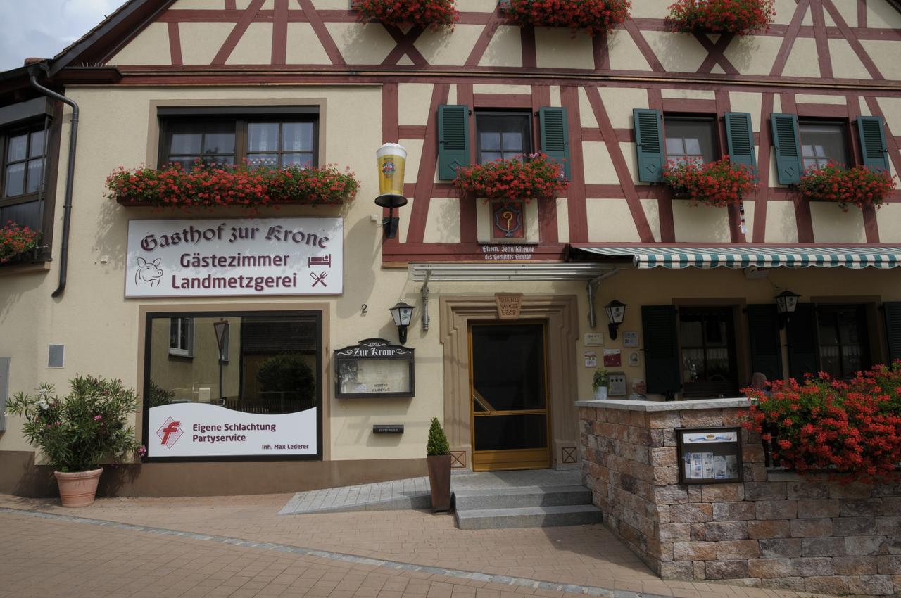 Gasthof Zur Krone Mitteleschenbach Zewnętrze zdjęcie