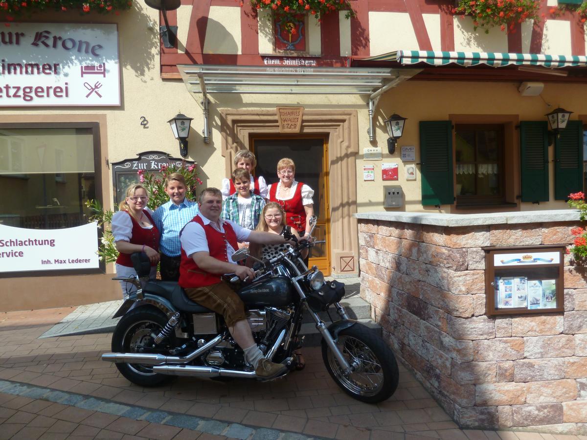 Gasthof Zur Krone Mitteleschenbach Zewnętrze zdjęcie